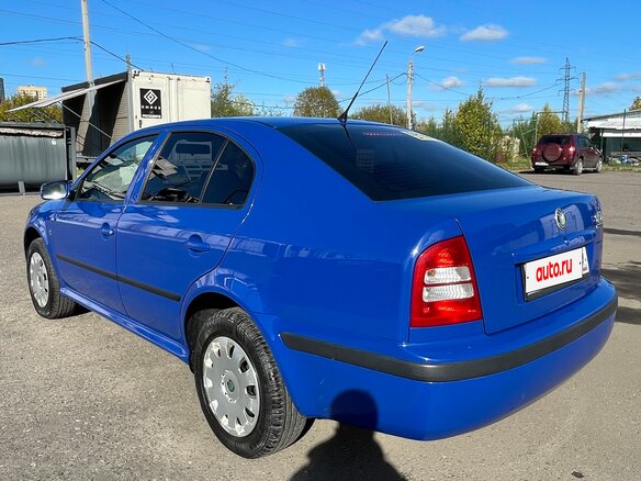 2008 Skoda Octavia I (A4) Рестайлинг, синий, 650000 рублей - вид 6