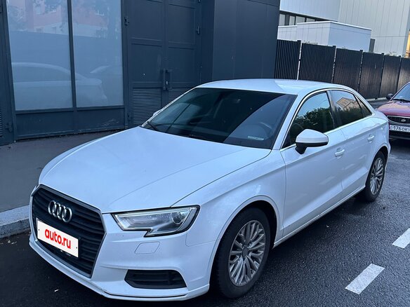2018 Audi A3 III (8V) Рестайлинг, белый