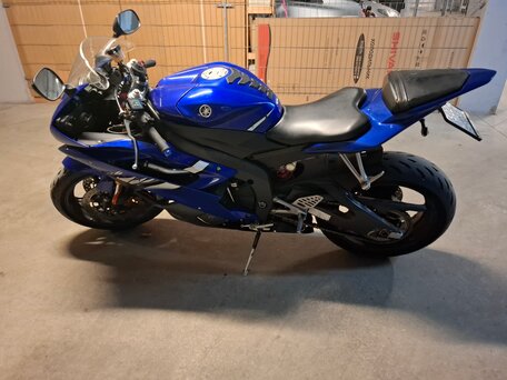 2007 Yamaha YZF-R6, синий, 630000 рублей, вид 3