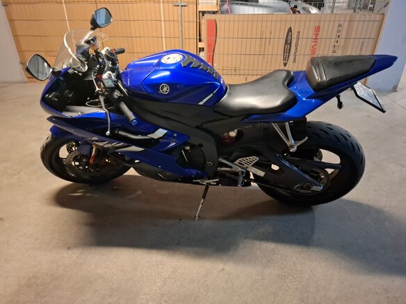 2007 Yamaha YZF-R6, синий, 630000 рублей - вид 2