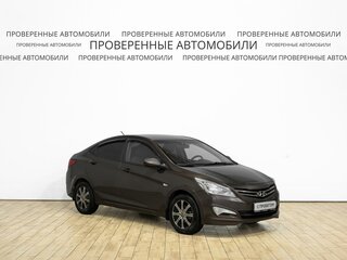 2016 Hyundai Solaris I Рестайлинг, коричневый, 830000 рублей, вид 2
