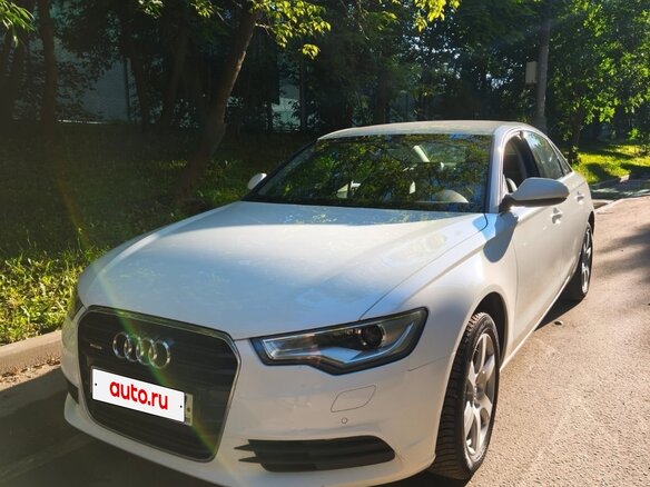 2012 Audi A6 IV (C7), белый, 1900000 рублей - вид 1