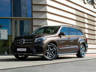 2017 Mercedes-Benz GLS 400 I (X166), коричневый, 3917000 рублей, вид 1
