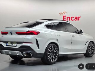 2023 BMW X6 40i III (G06) Рестайлинг, белый, 10218000 рублей, вид 4