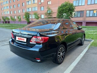 2012 Toyota Corolla X (E140, E150) Рестайлинг, чёрный, 1350000 рублей, вид 5