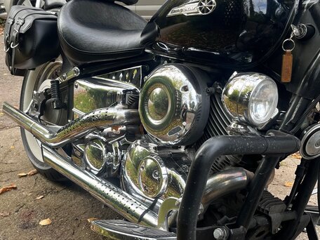 1996 Yamaha XVS400 Drag Star, чёрный, 360000 рублей, вид 5