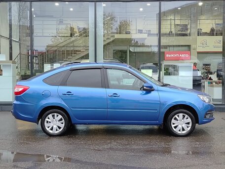 2022 Lada (ВАЗ) Granta I Рестайлинг, синий, 689000 рублей, вид 4