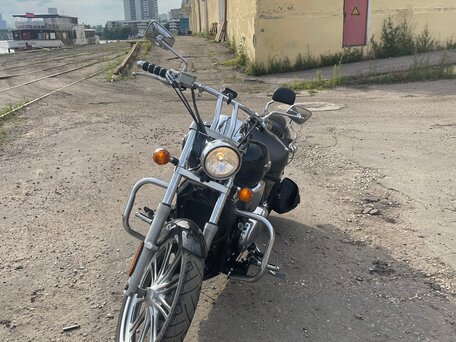 2009 Kawasaki VN900 Vulcan, синий, 580000 рублей, вид 5