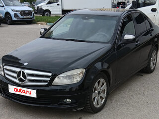 2008 Mercedes-Benz C-Класс 180 Kompressor III (W204), чёрный, 599999 рублей, вид 1