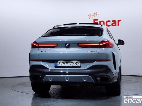 2026 BMW X6 40d III (G06) Рестайлинг, голубой, 15326000 рублей, вид 4
