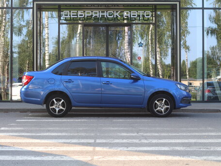 2022 Lada (ВАЗ) Granta I Рестайлинг, синий, 890000 рублей, вид 4