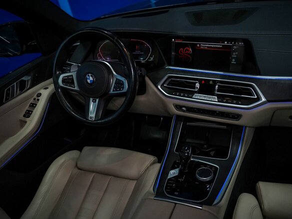 2021 BMW X5 40i IV (G05/G18), синий, 6909000 рублей - вид 30