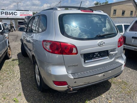 2007 Hyundai Santa Fe II, серебристый, 670000 рублей, вид 3