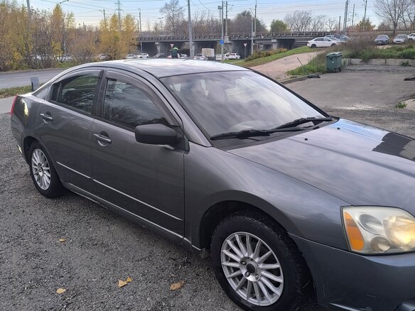 2004 Mitsubishi Galant IX, серый, 425000 рублей - вид 6