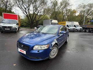 2008 Volvo S40 II Рестайлинг, синий, 350000 рублей, вид 4