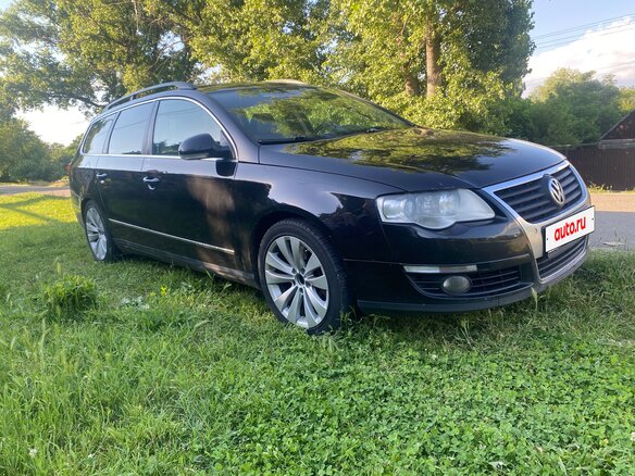 2008 Volkswagen Passat B6, чёрный - вид 4