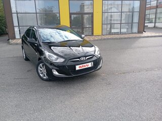 2012 Hyundai Solaris I, чёрный, 670000 рублей, вид 2