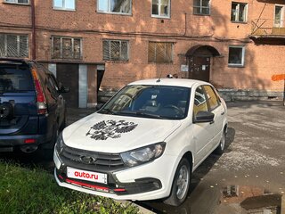 2019 Lada (ВАЗ) Granta I Рестайлинг, белый, 530000 рублей, вид 1