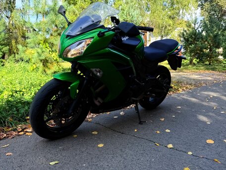2015 Kawasaki Ninja 650, зелёный, 575000 рублей, вид 3
