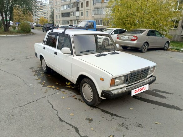 2008 Lada (ВАЗ) 2107, белый, 160000 рублей - вид 1