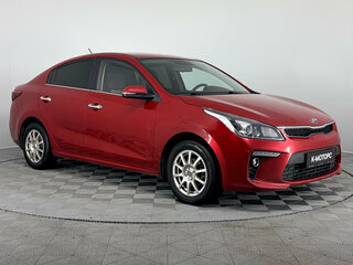 2019 Kia Rio IV, красный, 1390000 рублей, вид 3