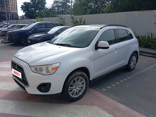 2014 Mitsubishi ASX I Рестайлинг, белый, 1200000 рублей, вид 1