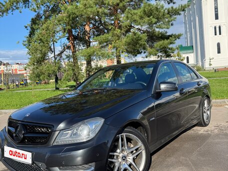 2011 Mercedes-Benz C-Класс 180 BlueEFFICIENCY III (W204) Рестайлинг, чёрный, 1550000 рублей, вид 2
