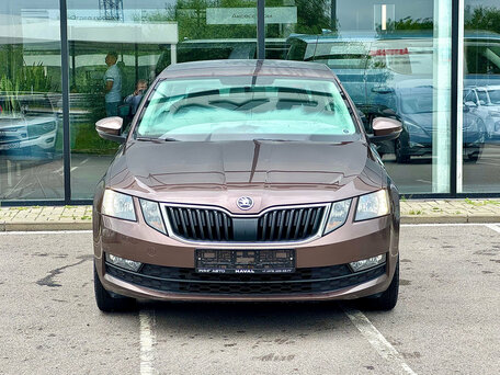 2019 Skoda Octavia III (A7) Рестайлинг, коричневый, 1480000 рублей, вид 3
