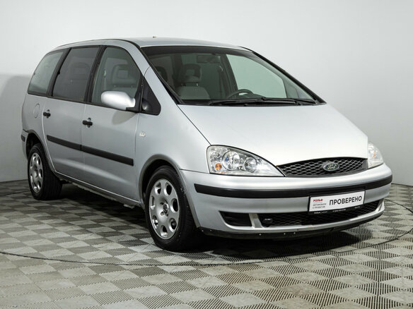 2002 Ford Galaxy I Рестайлинг, серебристый - вид 2