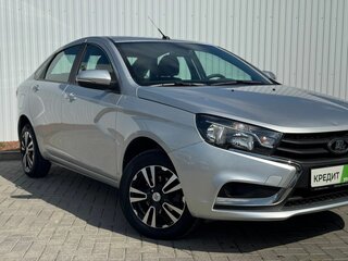 2021 Lada (ВАЗ) Vesta I, серебристый, 1125000 рублей, вид 4