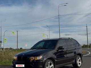 2001 BMW X5 4.4i I (E53), чёрный, 890000 рублей, вид 4