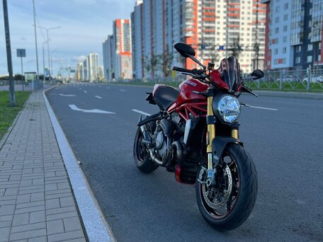 2018 Ducati Monster 1200, красный, 1250000 рублей, вид 4