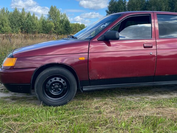 2001 Lada (ВАЗ) 2110, красный, 115000 рублей - вид 5