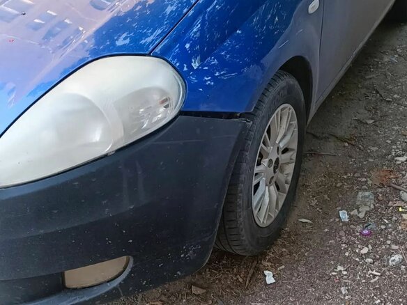2006 Fiat Punto III Grande Punto, синий, 130000 рублей - вид 7