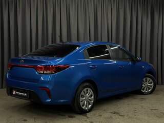 2017 Kia Rio IV, синий, 1279777 рублей, вид 3
