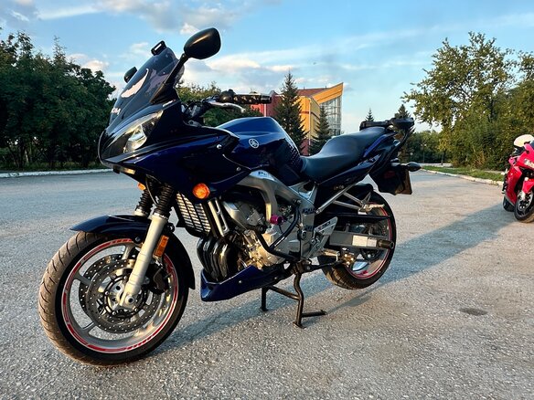 2005 Yamaha FZ6, синий, 620000 рублей