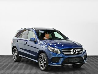2016 Mercedes-Benz GLE 400 I (W166), синий, 2915000 рублей, вид 1