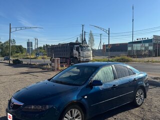 2007 Mazda 6 I (GG) Рестайлинг, синий, 445000 рублей, вид 2