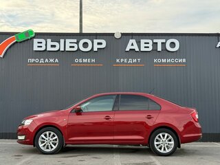 2014 Skoda Rapid I, красный, 730000 рублей, вид 4