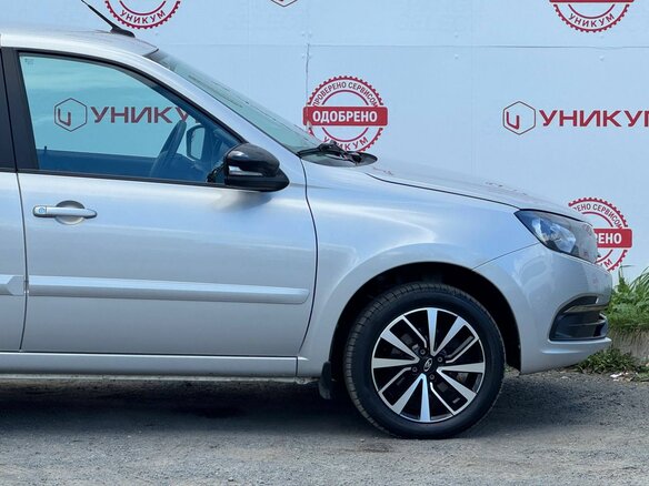 2021 Lada (ВАЗ) Granta I Рестайлинг, серый, 679000 рублей - вид 17