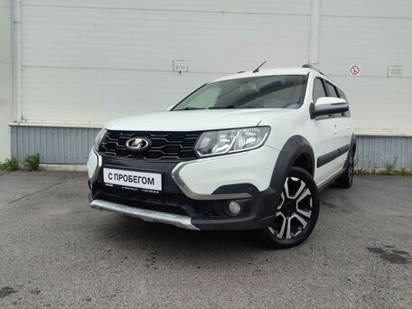 2021 Lada (ВАЗ) Largus Cross I Рестайлинг, белый, 990000 рублей, вид 1
