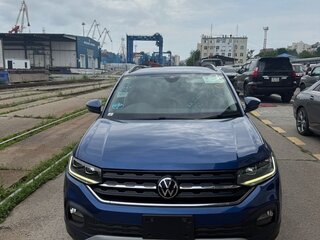 2021 Volkswagen T-Cross I, голубой, 1590000 рублей, вид 4