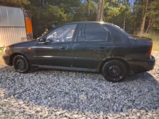2008 Chevrolet Lanos I, чёрный, 130000 рублей, вид 4