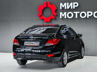 2014 Hyundai Solaris I, чёрный, 850000 рублей, вид 4
