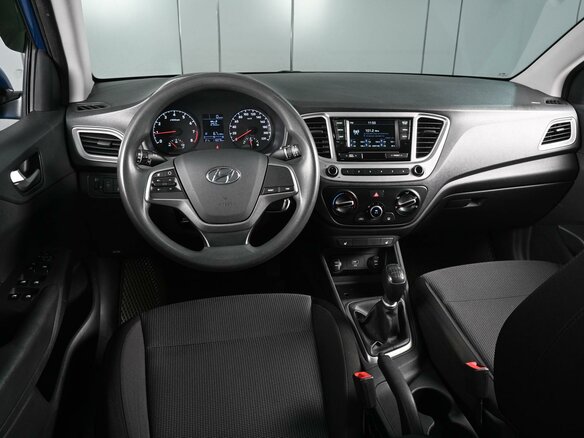 2019 Hyundai Solaris II, синий - вид 5