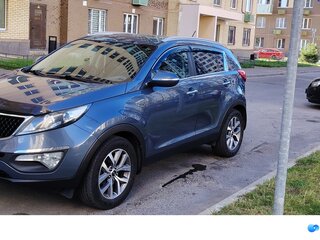2015 Kia Sportage III Рестайлинг, синий, 1380000 рублей, вид 1