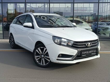 2018 Lada (ВАЗ) Vesta SW I, белый, 840000 рублей, вид 1