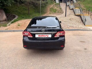 2012 Toyota Corolla X (E140, E150) Рестайлинг, чёрный, 920000 рублей, вид 4
