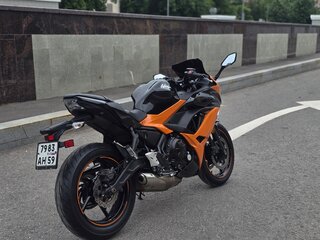 2019 Kawasaki Ninja 650, оранжевый, 555000 рублей, вид 3