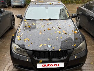 2007 BMW 3 серии 325i V (E90/E91/E92/E93), чёрный, 745000 рублей, вид 3